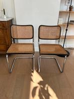 Stoel vintage Cesca B32 Marcel Breuer, 2 stuks, Huis en Inrichting, Ophalen, Gebruikt, Twee