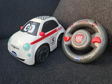 RC car - Fiat met RC stuur - Chicco, Enlèvement ou Envoi, Comme neuf