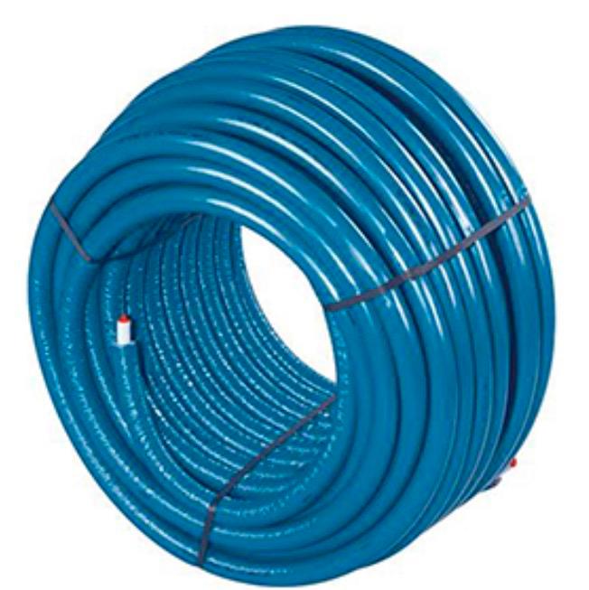Uponor 25x2,5 Geïsoleerd S4 Blauw 50 Meter PARTIJ! NIEUW!!!, Doe-het-zelf en Bouw, Sanitair, Zo goed als nieuw, Ophalen