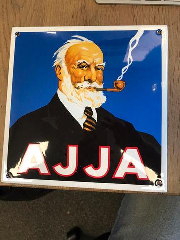 Panneau publicitaire en émail AJJA, Enlèvement ou Envoi, Comme neuf, Panneau publicitaire