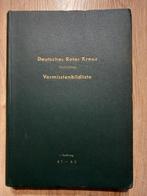WW2 DRK Vermistenboek, Ophalen of Verzenden