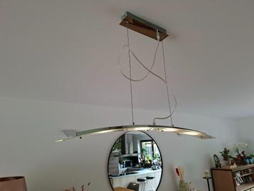 Suspension éclairage LED 85cm, Enlèvement, Comme neuf, Autres matériaux, Design