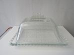Vintage kaas/boterstolp jaren 30 glas, Ophalen of Verzenden