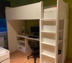 IKEA hoogslaper met bureau, Comme neuf, Enlèvement, Une personne, Lit mezzanine