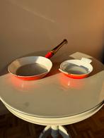 Vintage geëmailleerde pannen – FE Belgium (jaren ’60–’70), Ophalen, Zo goed als nieuw