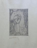 FELIX TIMMERMANS / SINT-FRANCISCUS / ZW-W ETS / 33x26cm KAD, Antiek en Kunst, Kunst | Litho's en Zeefdrukken, Ophalen of Verzenden