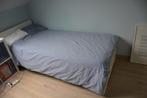 eenpersoonsbed wit + lattenbodem Ikea, Huis en Inrichting, Ophalen, Gebruikt, 90 cm, Eenpersoons