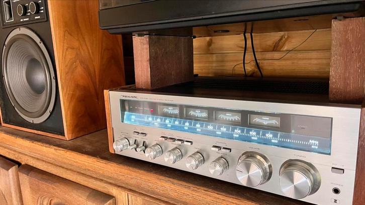 Realistic STA-2080 receiver + Realistic X-100 luidsprekers., Audio, Tv en Foto, Radio's, Zo goed als nieuw, Ophalen