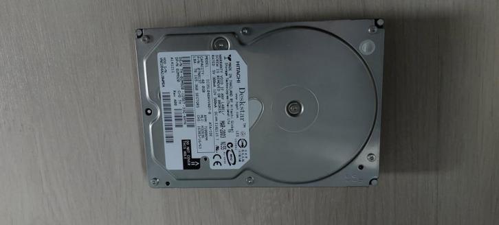 HDD 3.5 Hitachi 40 GB IDE - IC35L040AVVA07-0, Computers en Software, Harde schijven, Gebruikt, Desktop, Intern, HDD, IDE, Ophalen