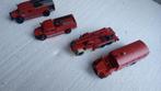 groupe de 4 camions de pompiers vintage, Hobby & Loisirs créatifs, Voitures miniatures | 1:87, Comme neuf, Brekina, Enlèvement ou Envoi