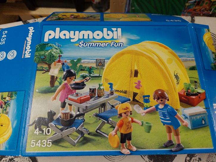Playmobil 5435 kamperen (Summer fun) te koop, Kinderen en Baby's, Speelgoed | Playmobil, Gebruikt, Complete set, Ophalen of Verzenden