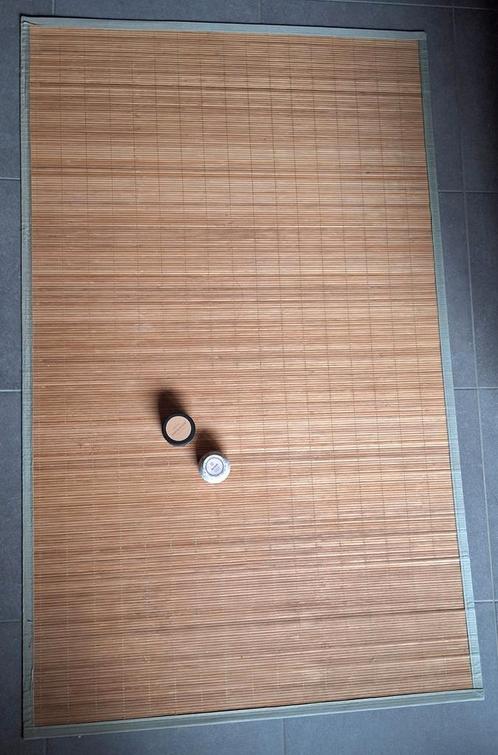 100% bamboe vloerkleed 90x150cm, Huis en Inrichting, Stoffering | Tapijten en Vloerkleden, Zo goed als nieuw, 50 tot 100 cm, 100 tot 150 cm