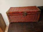 Rieten koffer, Huis en Inrichting, Ophalen, Gebruikt