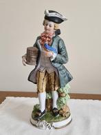 beeldje man met vogel, Antiek en Kunst, Ophalen