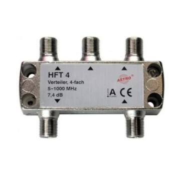 Coax Splitter Astro - HFT4, 5 - 1000MHz - 7,4 dB - Gebruikt, Audio, Tv en Foto, Audiokabels en Televisiekabels, Gebruikt, Ophalen of Verzenden