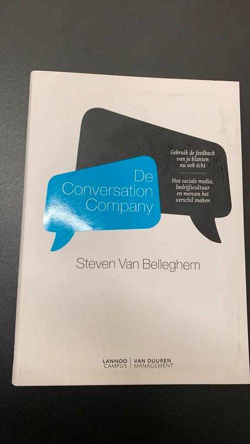 Steven van Belleghem - De Conversation Company, Boeken, Economie, Management en Marketing, Ophalen of Verzenden