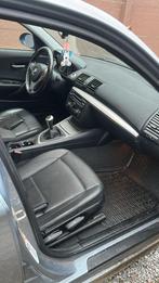 Bmw 118d 2007, Auto's, BMW, Zwart, 4 cilinders, Leder, 5 deurs