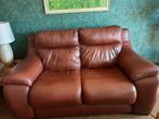 Lederen love seat, 2 stuks, Ophalen, Zo goed als nieuw