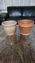 Terracotta bloempotten per stuk voor 5 euro, Tuin en Terras, Ophalen of Verzenden, Zo goed als nieuw, Terracotta