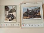 WOII Kalender 1944 uitdrukbare postkaarten Komplete, Ophalen of Verzenden