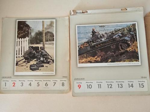 WOII Kalender 1944 uitdrukbare postkaarten Komplete, Verzamelen, Militaria | Tweede Wereldoorlog, Ophalen of Verzenden