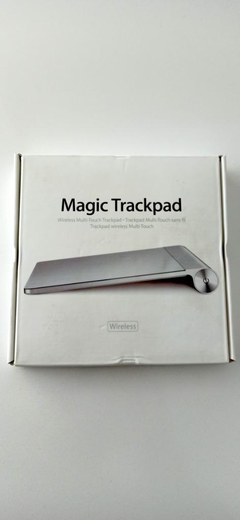 Apple Magic Trackpad - Wit Multi‑Touch-oppervlak nieuwstaat, Computers en Software, Muizen, Zo goed als nieuw, Trackpad, Linkshandig