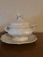 Soepterrine, Ophalen