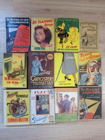 Gezocht detectiveboeken uitgegeven tot 1955 beschikbaar voor biedingen