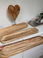 Houten Dienblad 70x14cm 3stuks 6€, Ophalen, Gebruikt, Overige vormen, Hout
