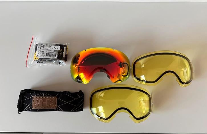 Lentilles et bracelets APHEX Cassini, Sports & Fitness, Ski & Ski de fond, Comme neuf, Enlèvement