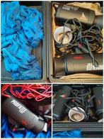 ✓Set 6 FLASHES STUDIO MULTIBLITZ & MANFROTTO = 3.300 euro, Audio, Tv en Foto, Foto | Flitsers, Ophalen, Gebruikt, Overige merken