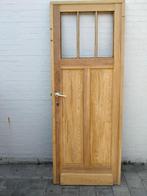 Deur in grenen hout, Doe-het-zelf en Bouw, Ophalen, Gebruikt, 215 cm of meer, Binnendeur