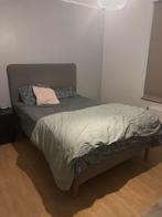 Bed te koop + matras. 140/200cm, Huis en Inrichting, Slaapkamer | Bedden, Ophalen, Gebruikt, 140 cm, Twijfelaar