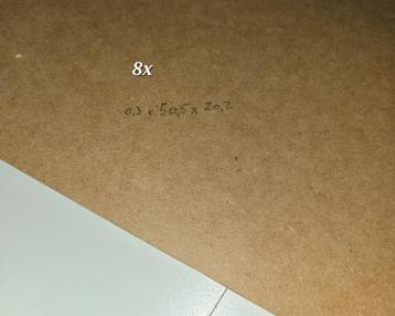 Houten MDF planken voor rek - meubels - verschillende maten beschikbaar voor biedingen