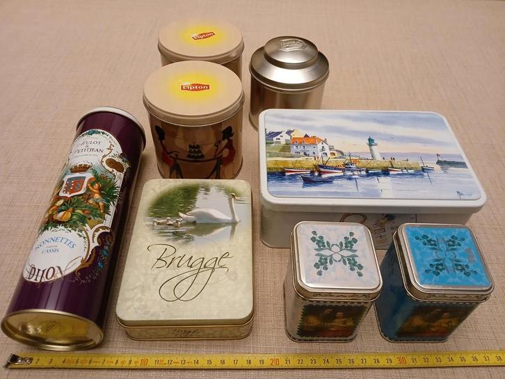 Diverse blikken dozen, Verzamelen, Blikken, Koek(jes), Ophalen of Verzenden