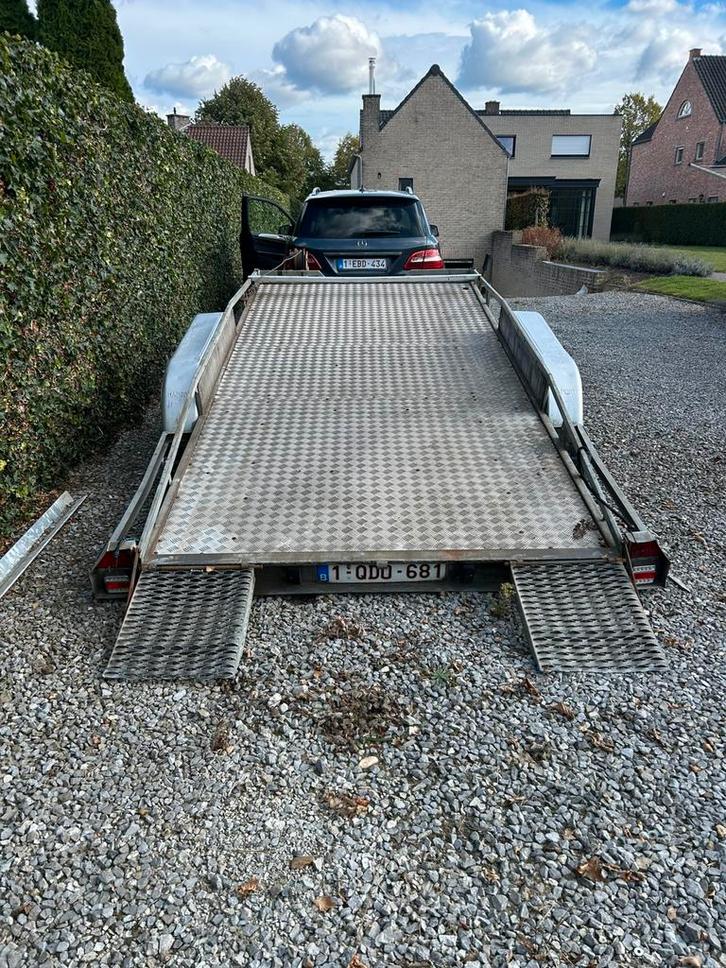 Kantelbare auto trailer, Auto diversen, Aanhangers en Bagagewagens, Gebruikt, Ophalen