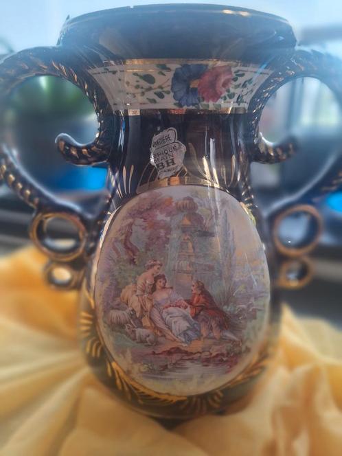 Zeer mooie vintage keramieke vaas gemaakt door H.Bequet., Antiquités & Art, Antiquités | Vases, Enlèvement ou Envoi