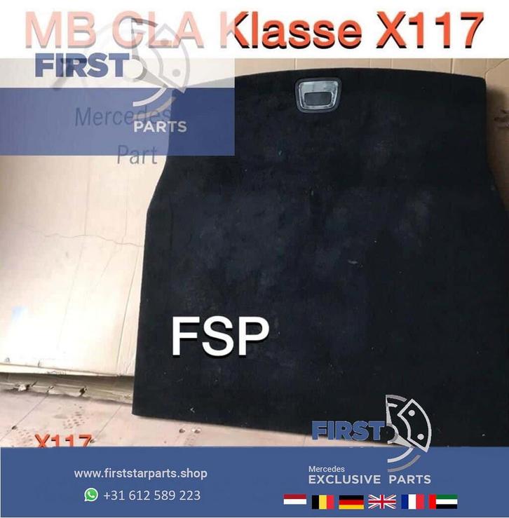 Kofferbakmat Mercedes A B C CLA GLA Klasse zwarte kofferbak, Auto-onderdelen, Interieur en Bekleding, Mercedes-Benz, Gebruikt