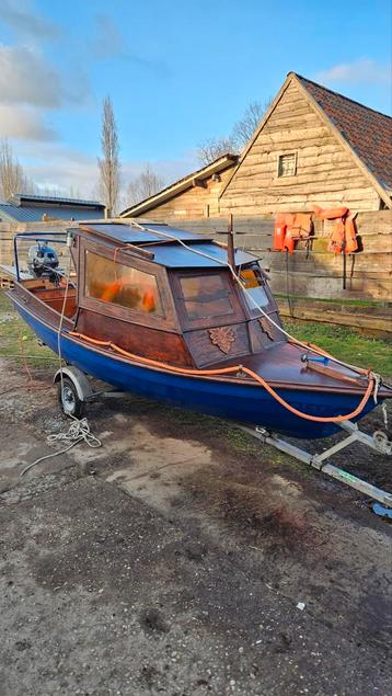 Boot met werkende motor en remorque, Autres carburants, Enlèvement, Utilisé, Moteur hors-bord