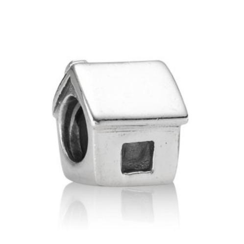 Pandora zilveren bedel huisje, Handtassen en Accessoires, Bedels, Pandora, Zilver, 1 bedel, Ophalen of Verzenden