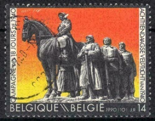 Belgie 1990 - Yvert/OBP 2369 - Monument te Kortrijk (ST), Timbres & Monnaies, Timbres | Europe | Belgique, Affranchi, Envoi