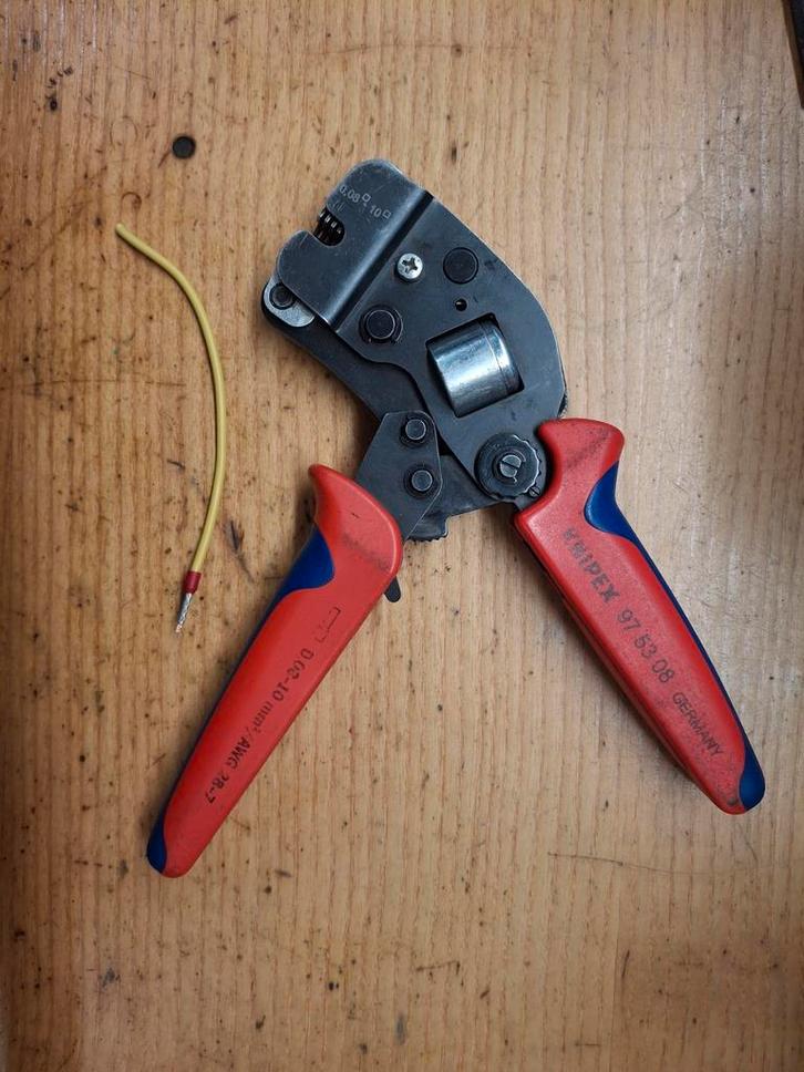 KNIPEX 97 53 08 self-adjusting krimptang, Tuin en Terras, Snoeischaren, Ophalen of Verzenden