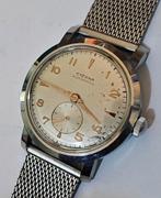 Vintage Eterna horloge, Handtassen en Accessoires, Horloges | Dames, Ophalen of Verzenden, Zo goed als nieuw, Staal, Staal
