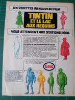 Tintin - le lac aux requins - publicité papier Esso - 1973, Collections, Tintin, Autres types, Utilisé, Enlèvement ou Envoi