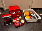 Eethteset voor kinderen + koffiezetapparaat - goede staat, Kinderen en Baby's, Ophalen, Gebruikt, Overige materialen, Speelkeuken
