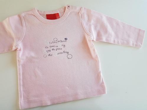 ESPRIT - T-shirt manches longues T.3 mois/62 cm, Kinderen en Baby's, Babykleding | Maat 62, Gebruikt, Meisje, Shirtje of Longsleeve