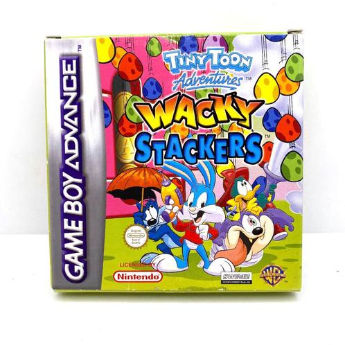 Tiny Toon Adventures Wacky Stackers Nintendo Game Boy Advanc, Games en Spelcomputers, Games | Nintendo Game Boy, Zo goed als nieuw