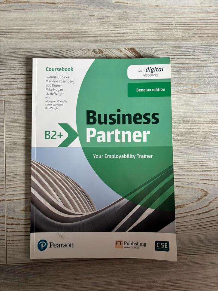 Business Partner B2+ (édition Benelu Manuel de cours Pearson, Livres, Langue | Anglais, Comme neuf, Enlèvement