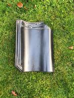 1400 Gebruikte Koramic Narvik OVH dakpannen + hulpstukken., Enlèvement, Utilisé, Noir, Tuiles