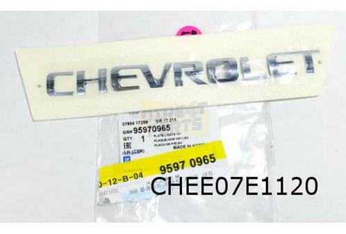 Chevrolet-Daewoo Spark (2/10-2/15) embleem tekst "Chevrolet", Autos : Pièces & Accessoires, Carrosserie & Tôlerie, Chevrolet, Neuf